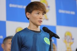 男子優勝戦出場選手公開インタビューの様子