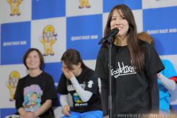 女子優勝戦出場選手公開インタビューの様子