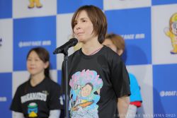 女子優勝戦出場選手公開インタビューの様子