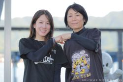 師匠の角ひとみ選手と記念に♪