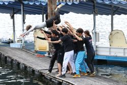 宗行選手 記念の水神祭