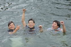 登玉選手 記念の水神祭