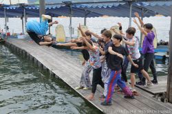 山下選手 記念の水神祭