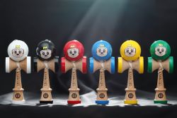 6選手にはボートレース宮島特製ヤングダービー モンタけん玉が贈られました