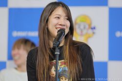 優勝戦出場選手公開インタビューの様子