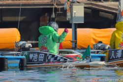 池田選手初日第2R 6号艇で初出走！