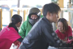 レース後の池田選手