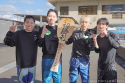 水神祭記念に笑顔で集合写真♪高村選手の今後の活躍にも注目です♪