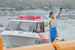 地元宮島では初優勝の新田選手！嬉しいウイニングラン♪