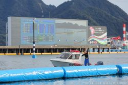 地元宮島では初優勝の下寺選手♪嬉しいウイニングラン♪