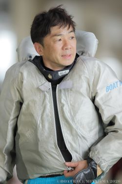 優勝戦2号艇 3719辻栄蔵選手（広島支部）