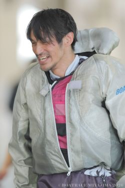 優勝戦4号艇 4171榎幸司選手（長崎支部）